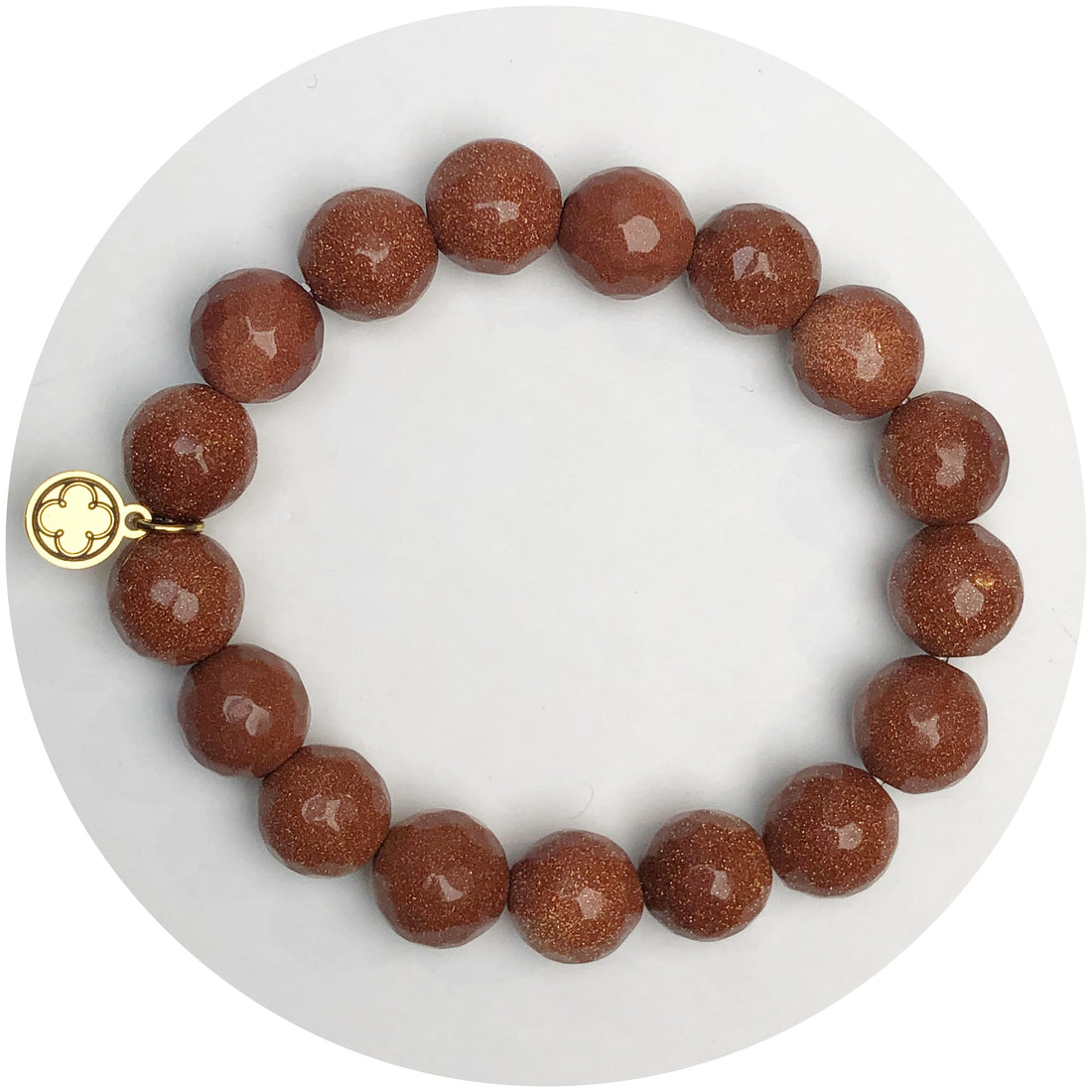 Goldstone Beaded Bracelet