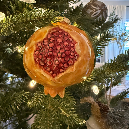 Melograno Sicilian Handpainted Ceramic Ornament