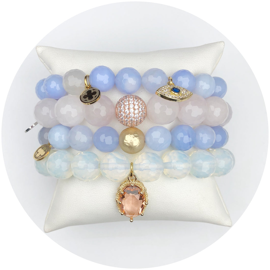 Serenity and Rose Quartz Armparty