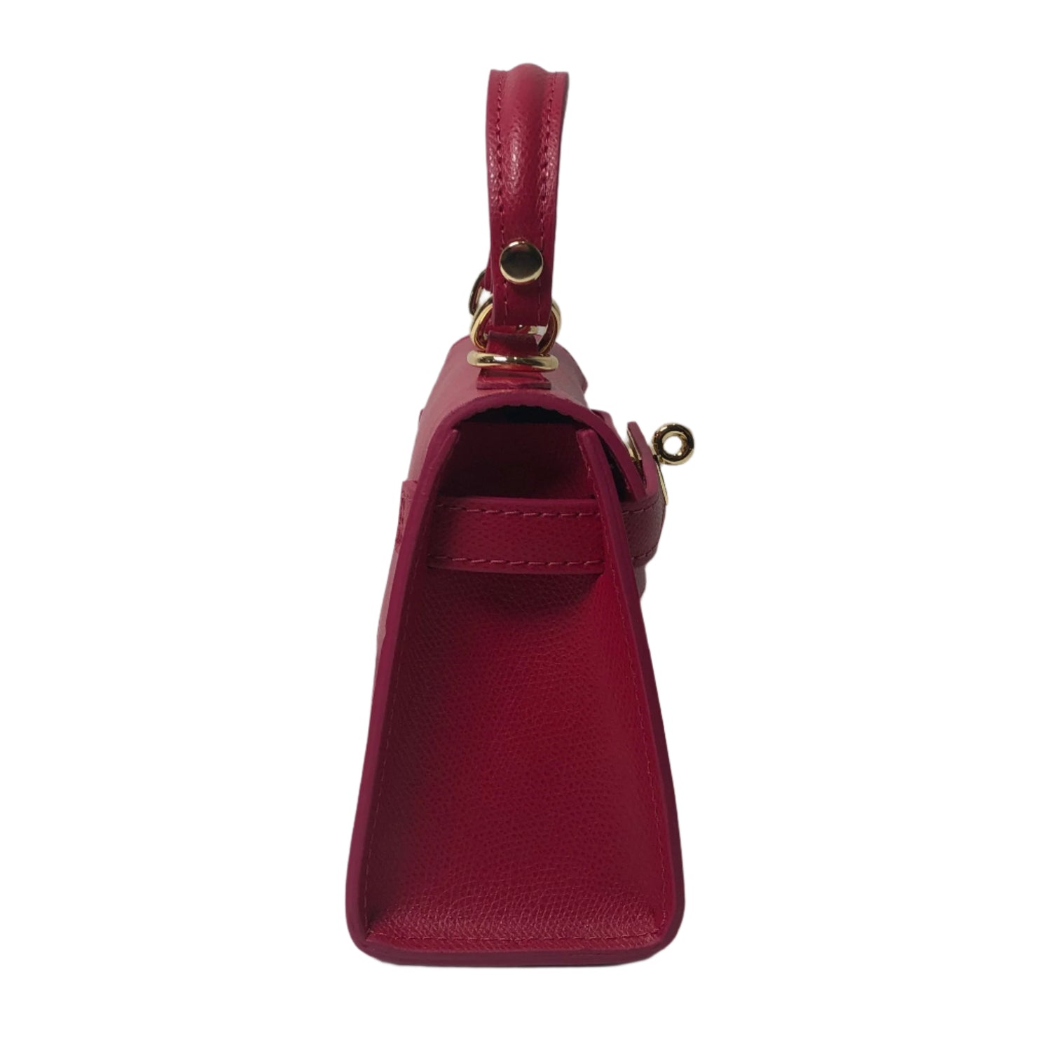 Sophie Magenta Leather Handbag