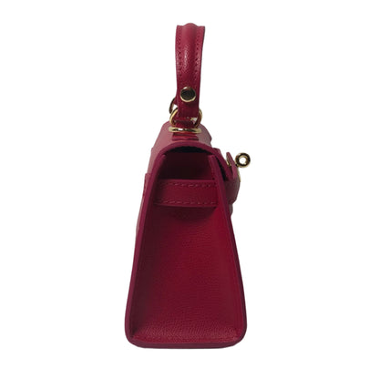 Sophie Magenta Leather Handbag