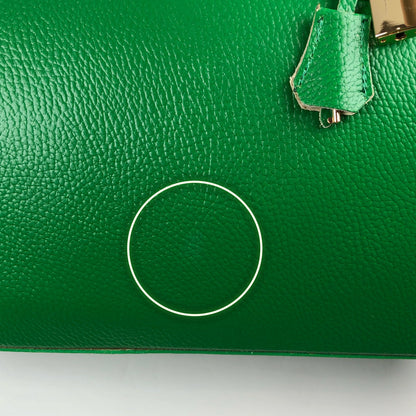 CATERINA GREEN LEATHER BAG