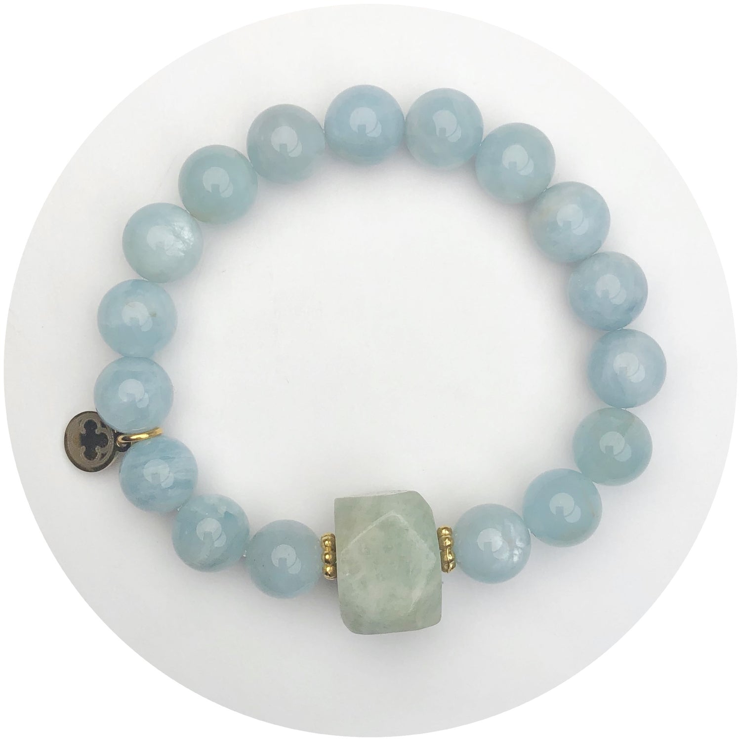 Aquamarine with Aquamarine Nugget Rock Candy