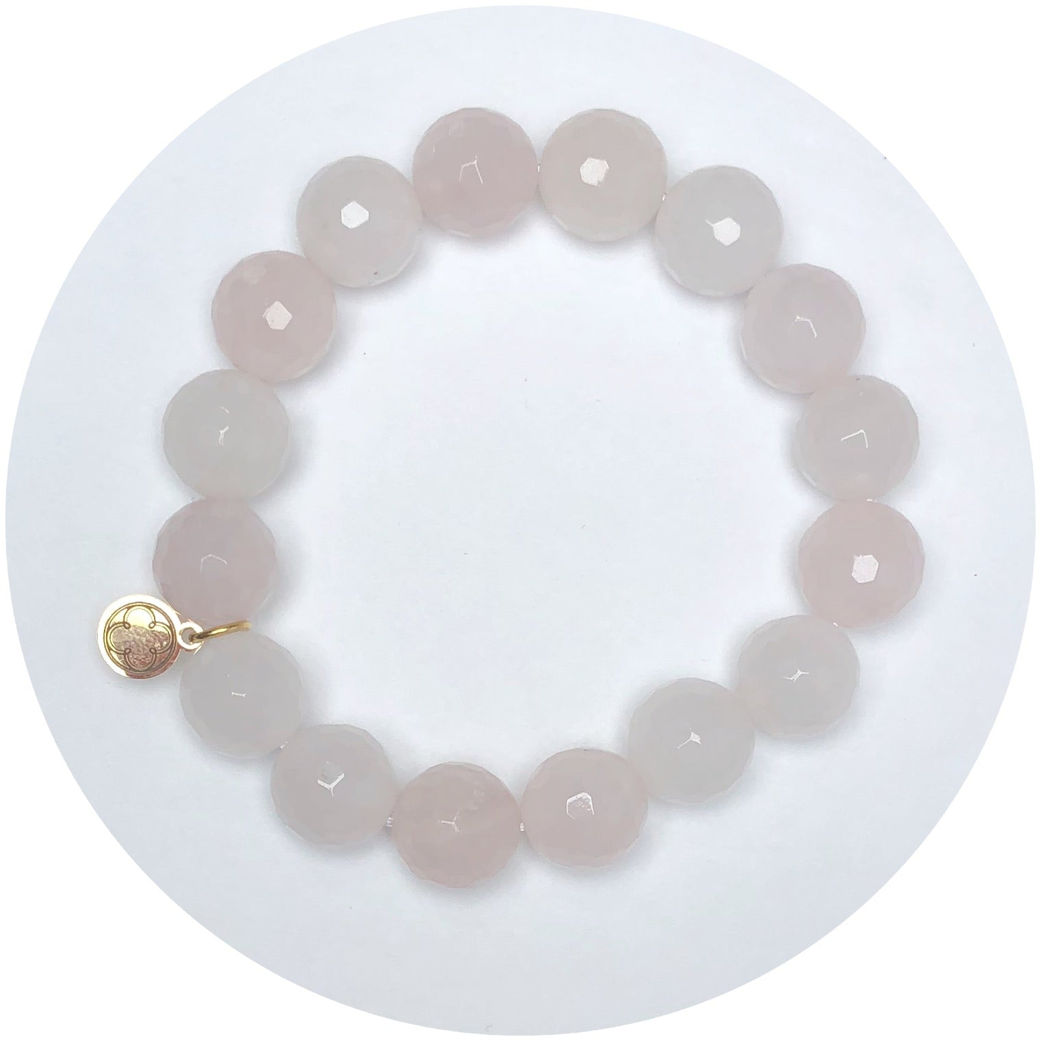 Rose Quartz Beaded Bracelet