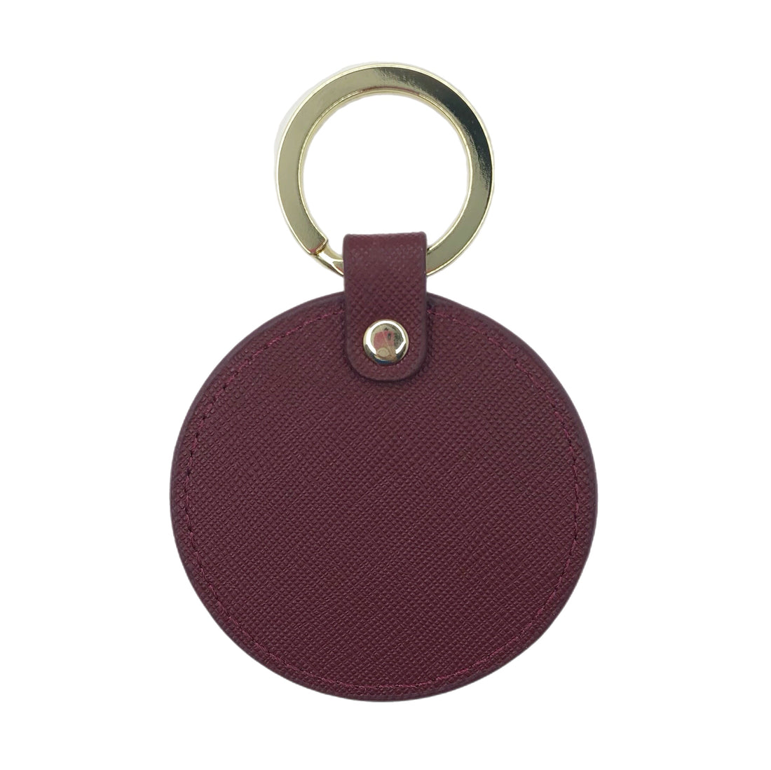 Marsala Leather Key Chain