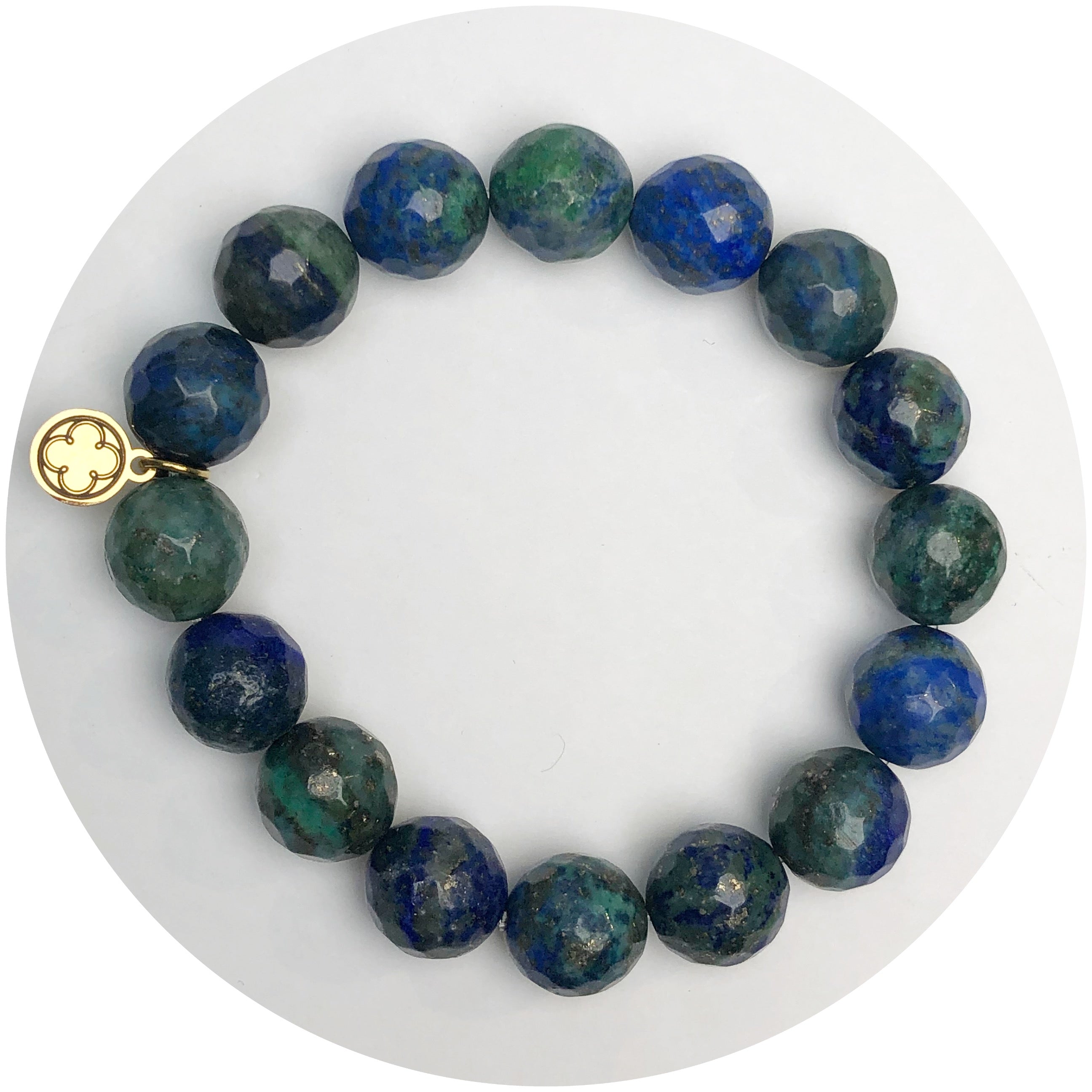 Azurite Beaded Bracelet