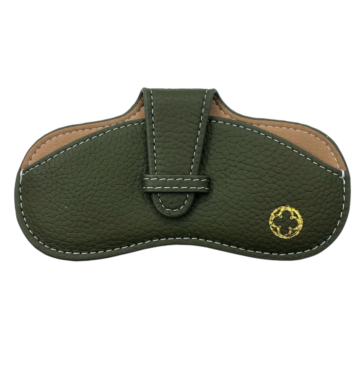 Verde Leather Glasses Case