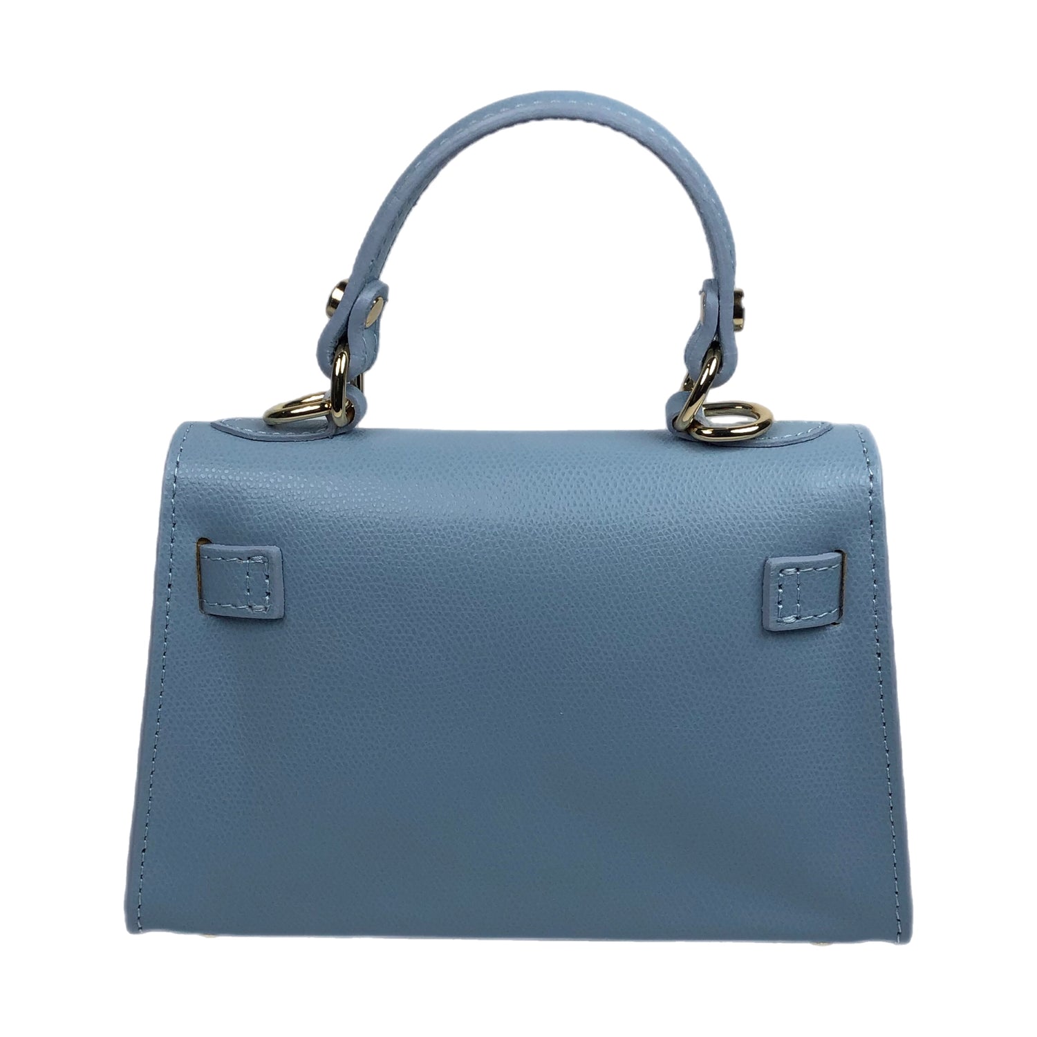 Sophie Light Blue Leather Handbag