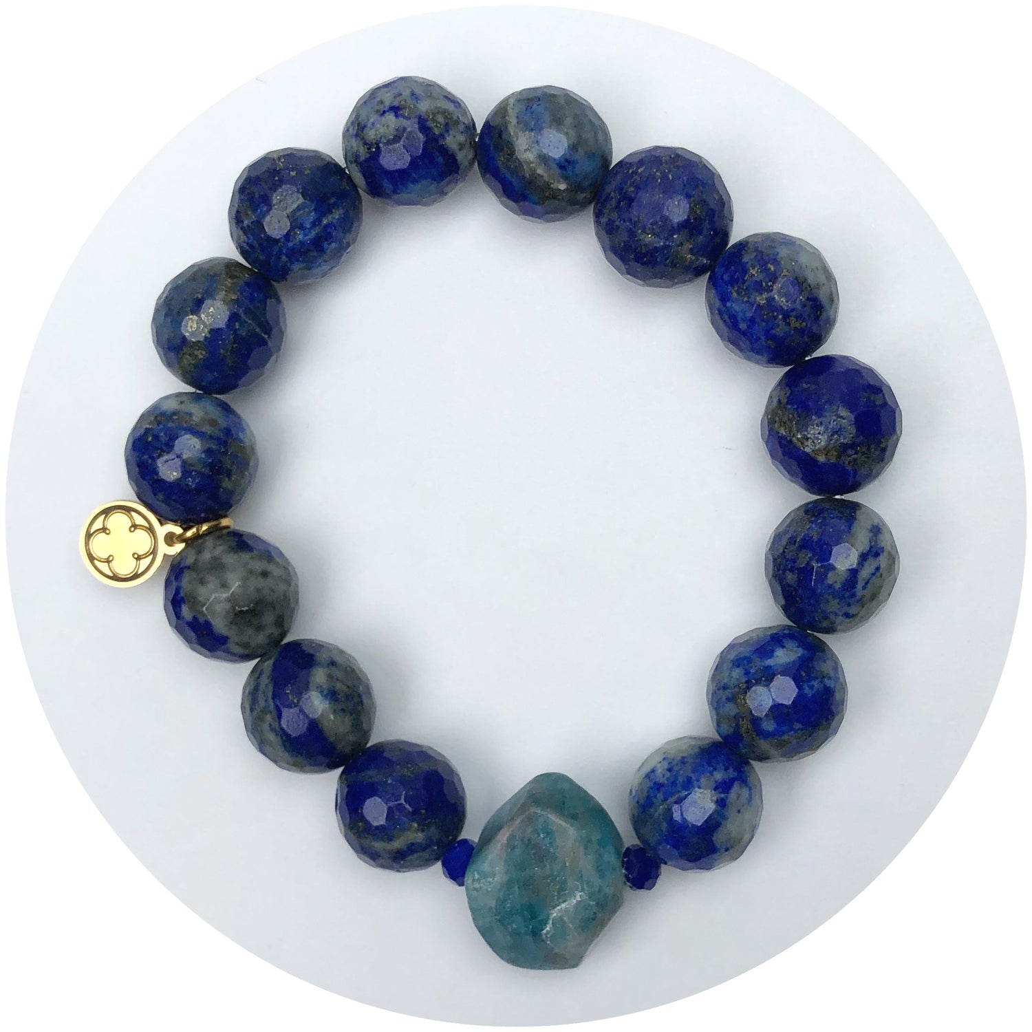 Azul Jasper with Arctic Indigo Nugget