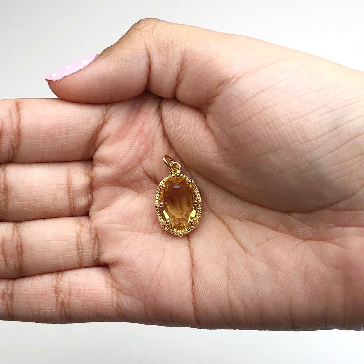Golden Hidden Gem Pendant
