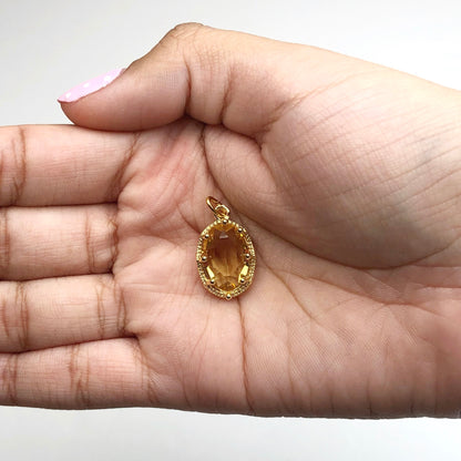 Golden Hidden Gem Pendant
