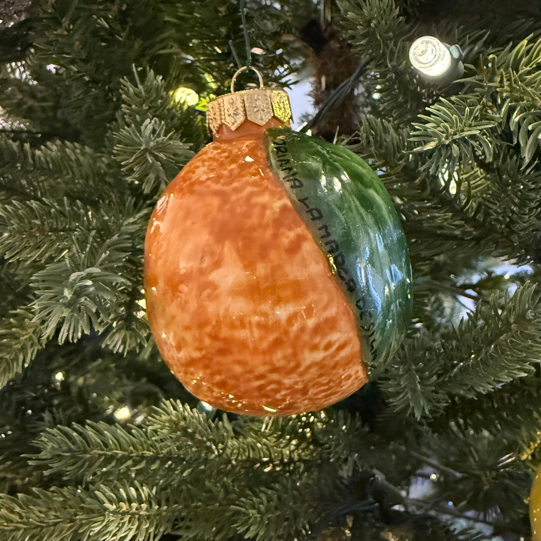 Arancia Sicilian Handpainted Ceramic Ornament