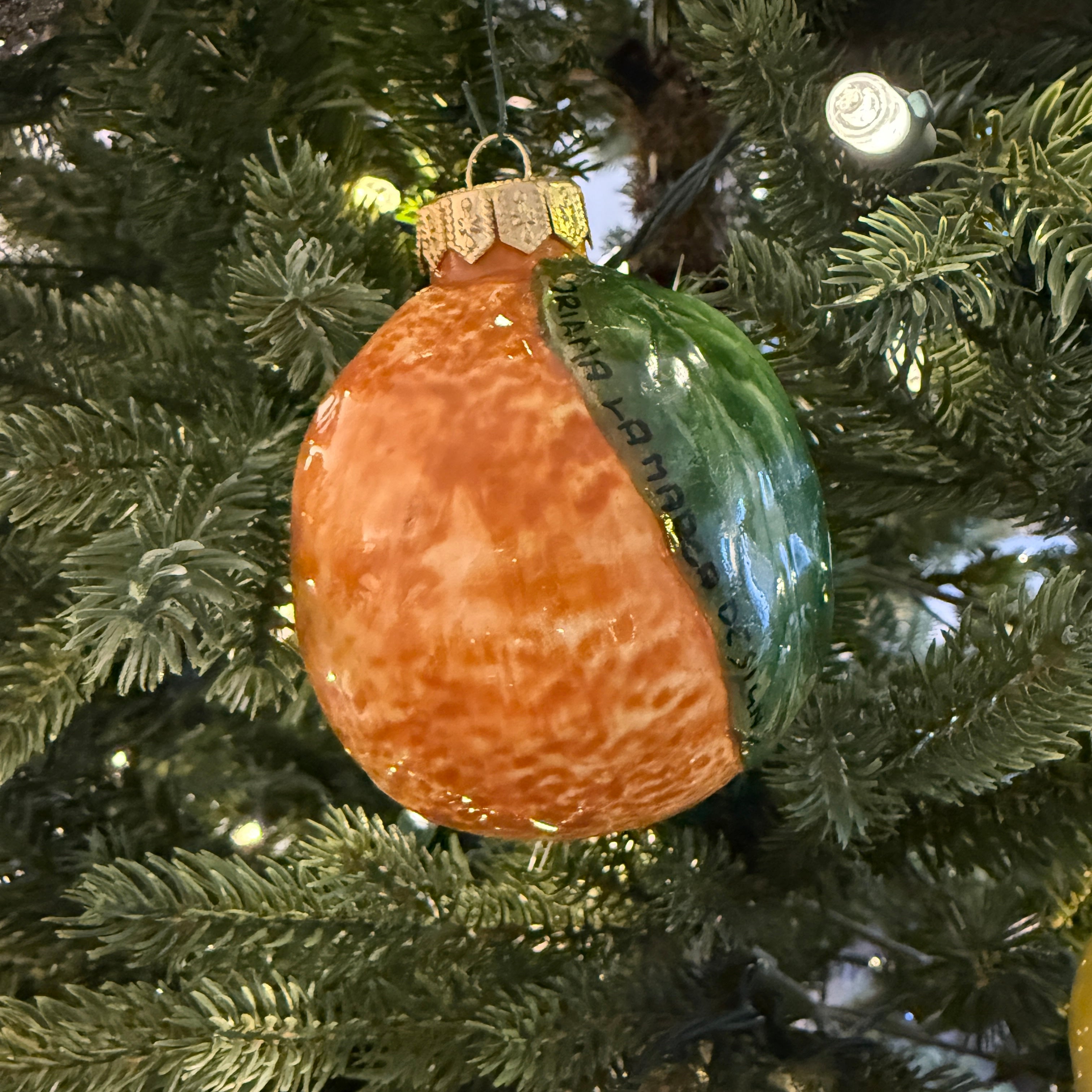 Arancia Sicilian Handpainted Ceramic Ornament