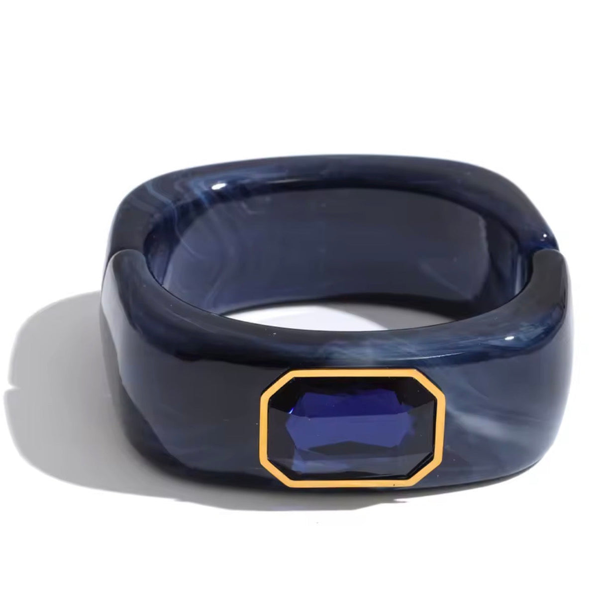 Isabella Sapphire Acrylic Bangle