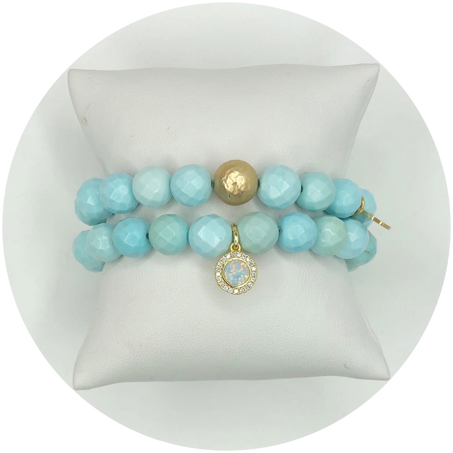 Light Turquoise Magnesite Color Stax