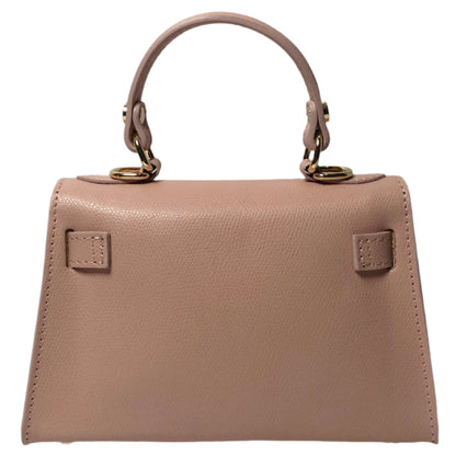 Sophie Rose Pink Leather Handbag