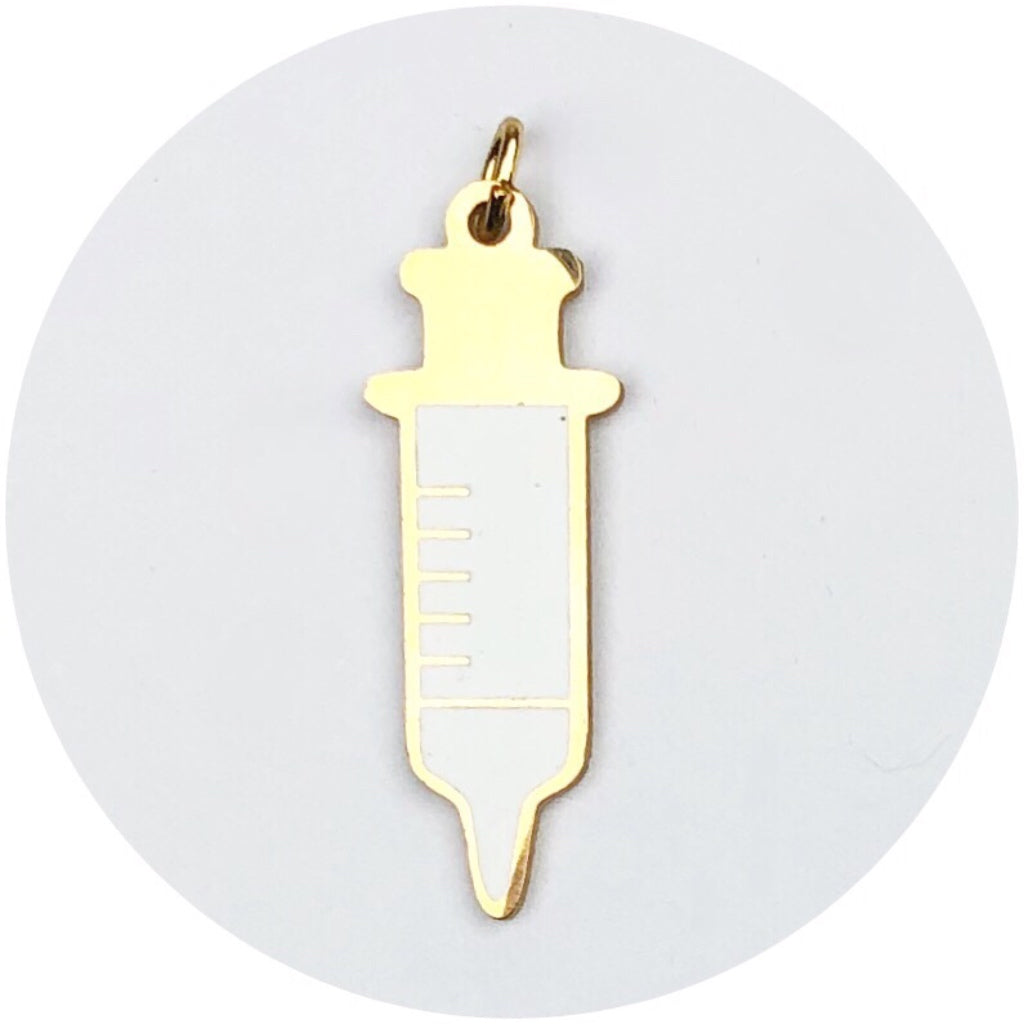 Enamel Syringe Pendant