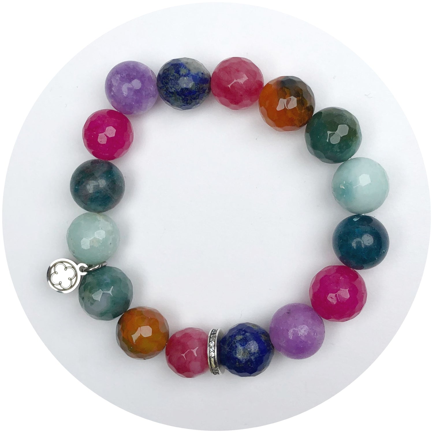 Mixed Chromatic with Silver Spacer