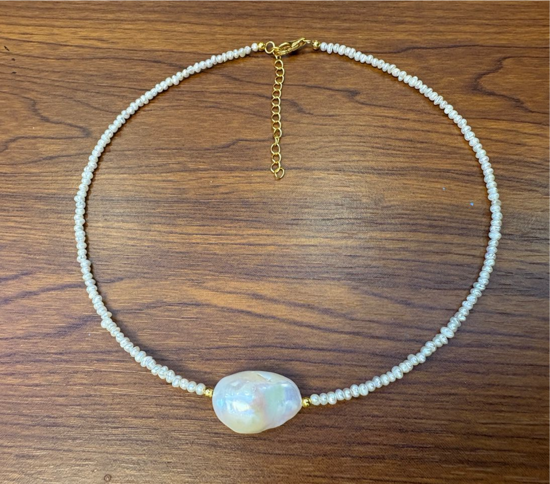 Baroque Pearl Choker