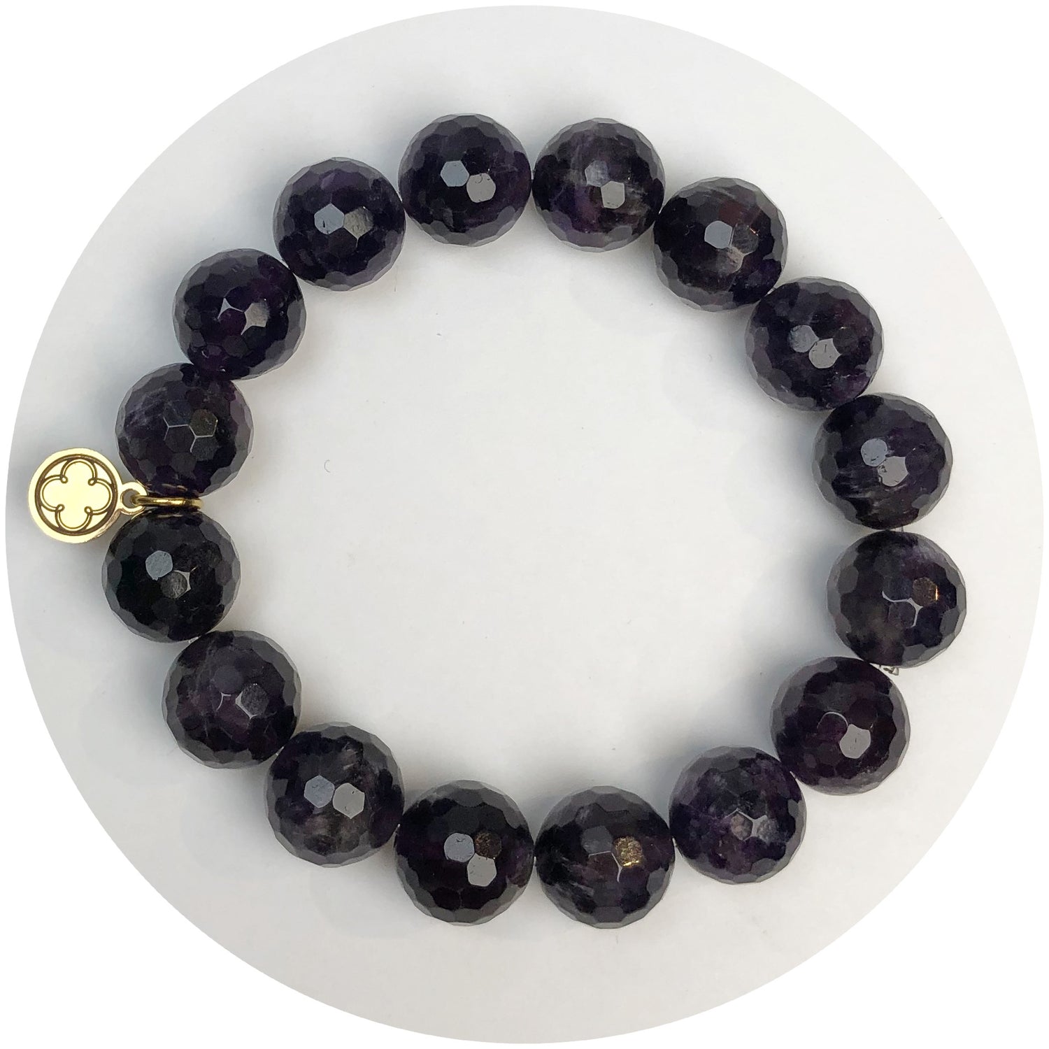 Amethyst Beaded Bracelet