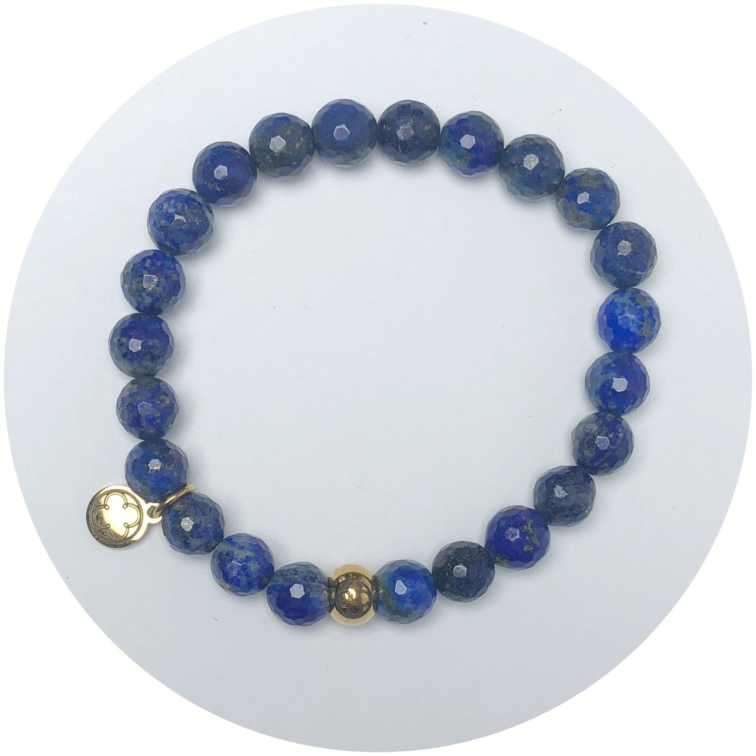 Mens Lapis with Gold Accent