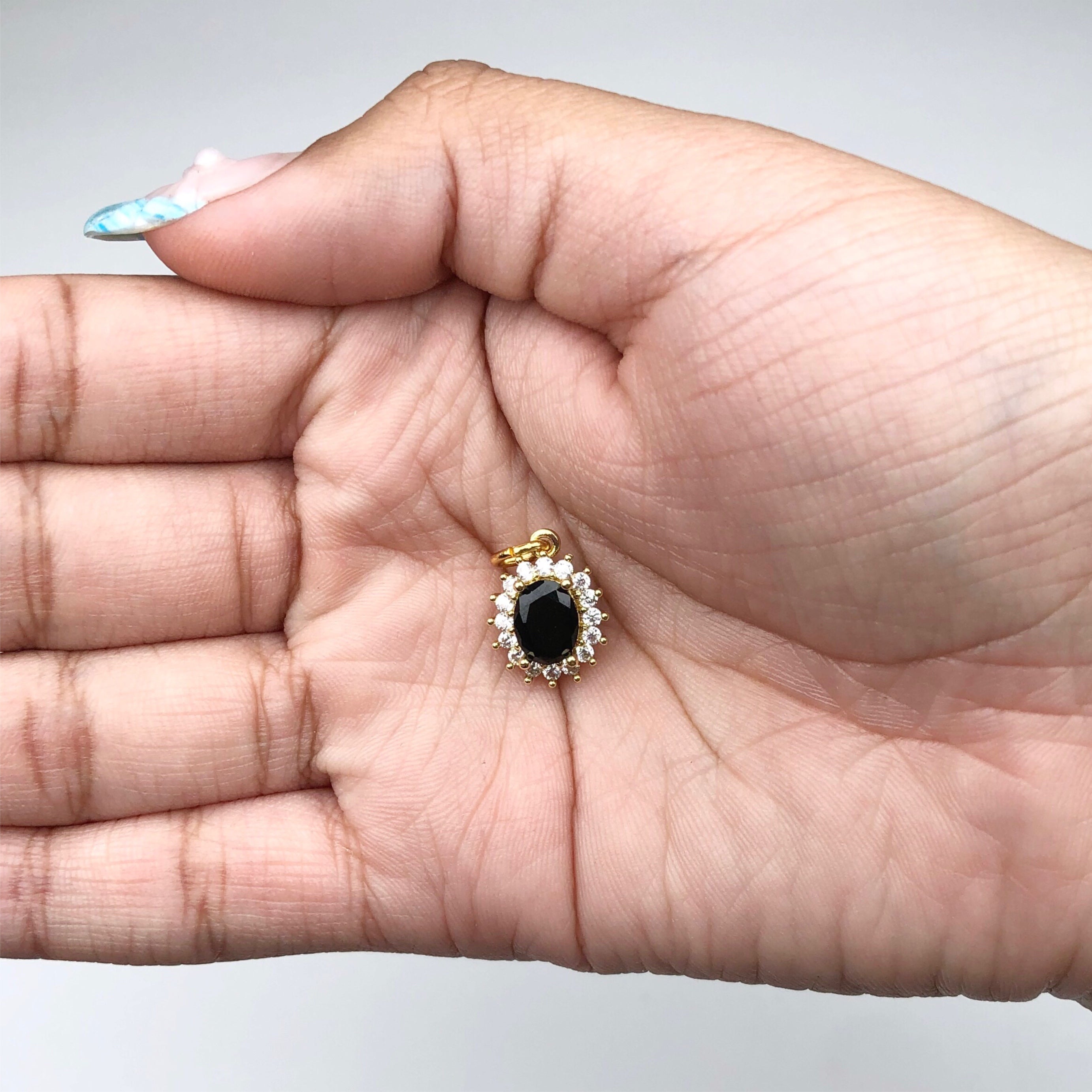 Pavé Black Gold Crystal Star Pendant