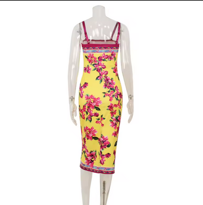 Amalfi Bloom Midi Dress by Dolce Vita Chic