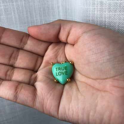 Green &quot;True Love&quot; Pendant