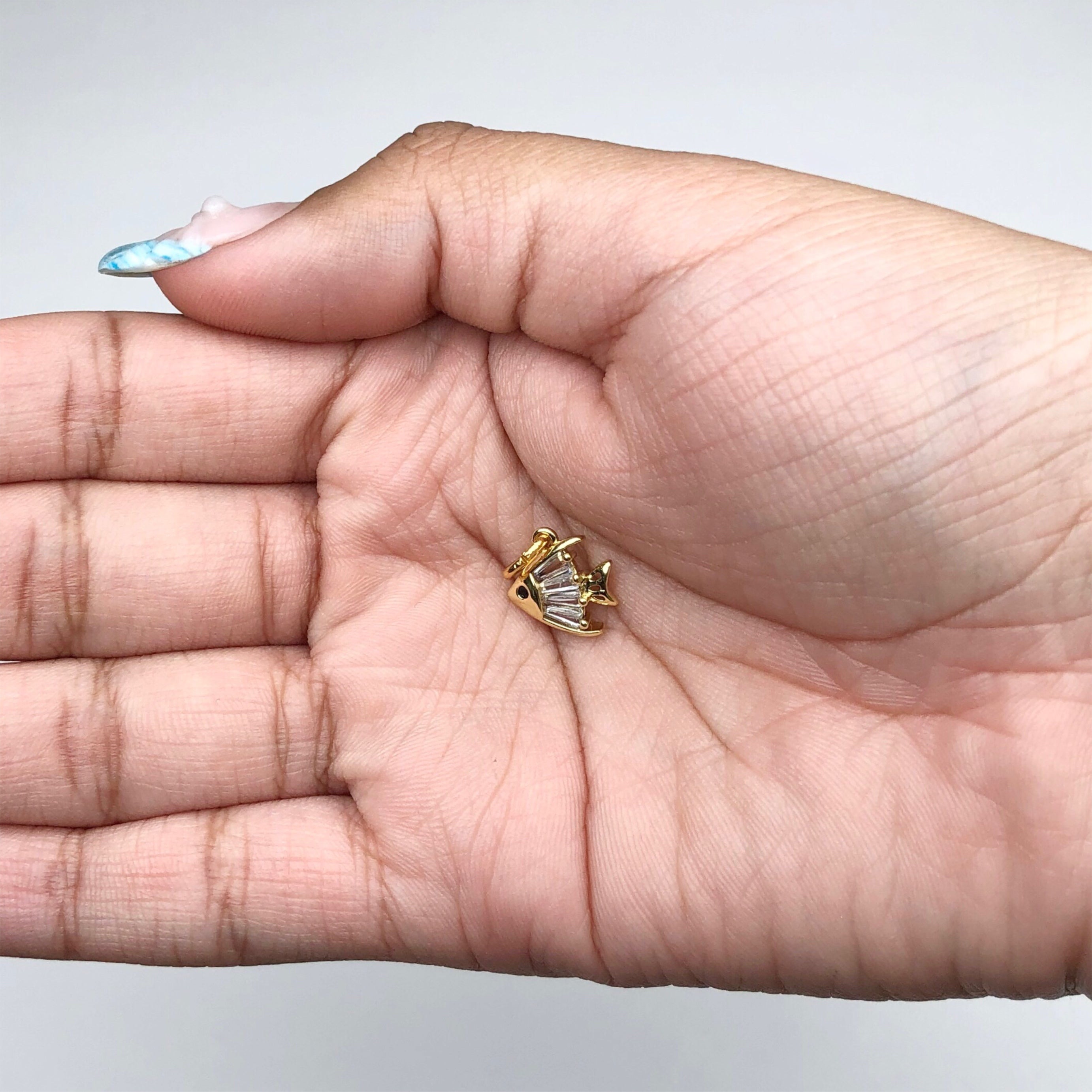 Pavé Fish Pendant