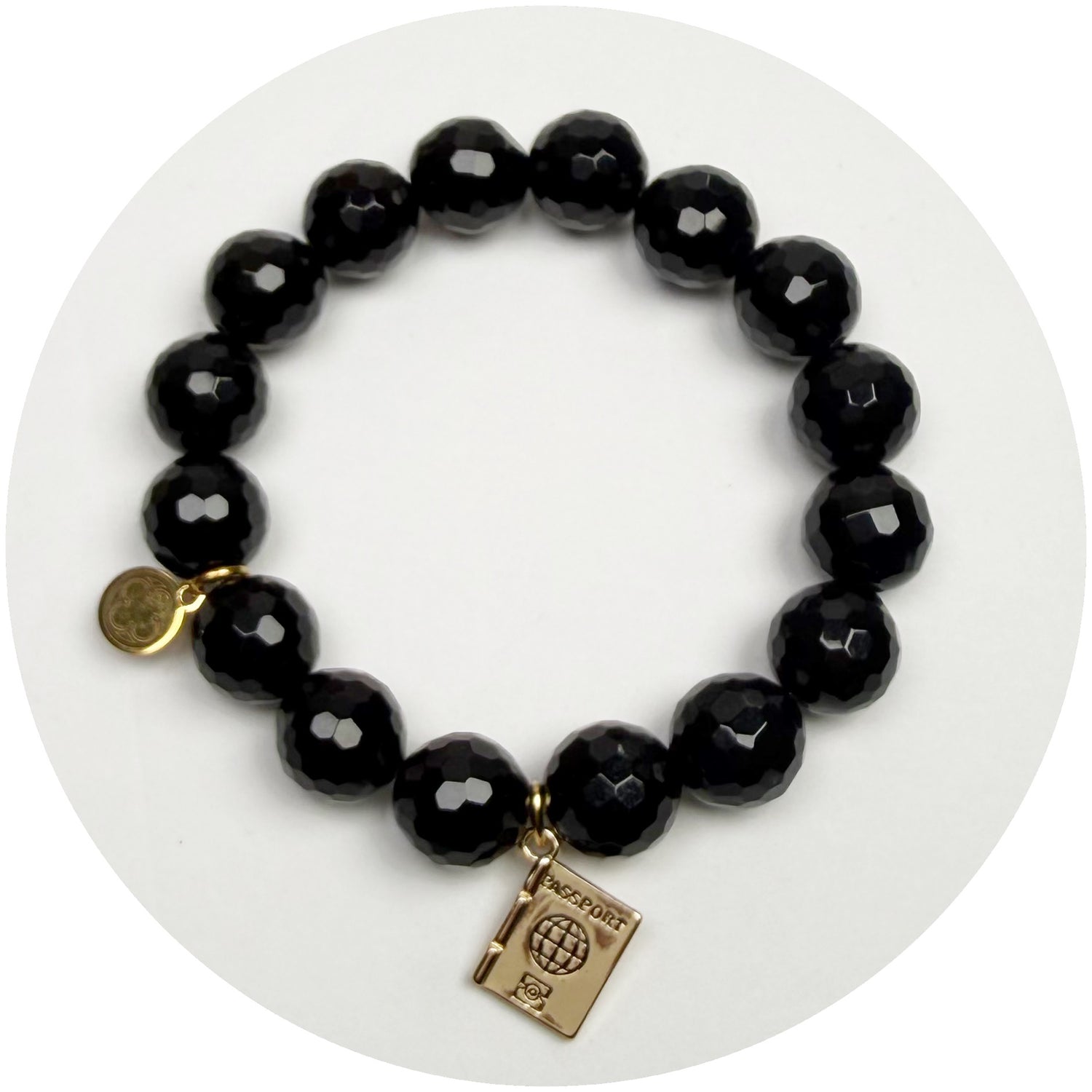 Black Onyx with Passport Pendant