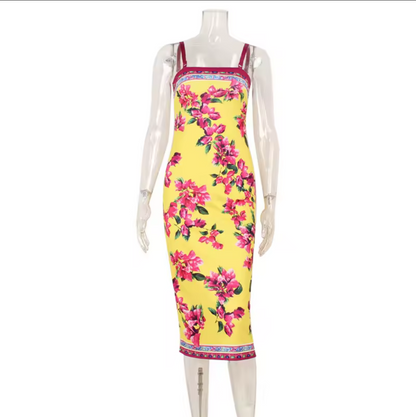 Amalfi Bloom Midi Dress by Dolce Vita Chic