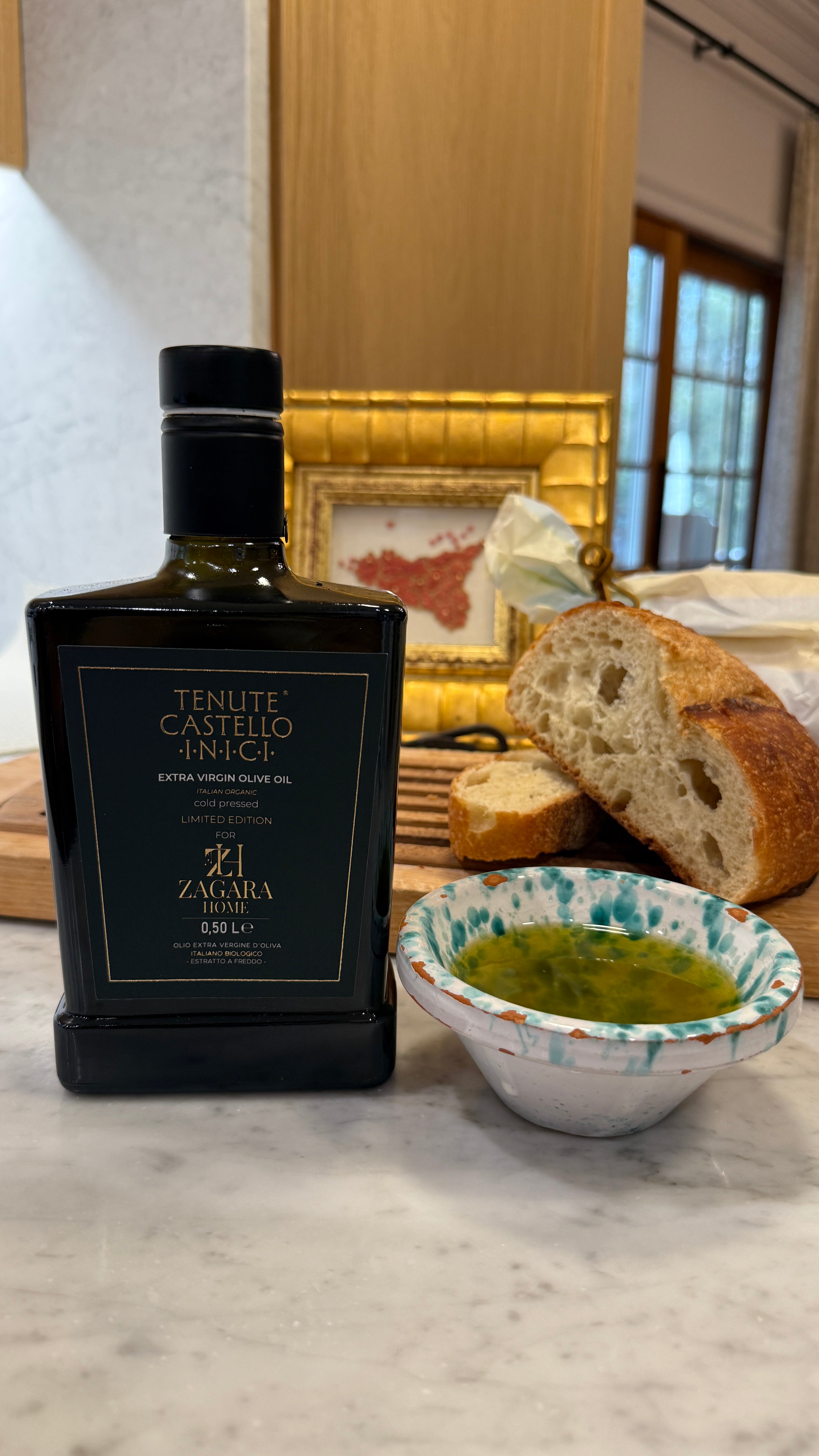 ZAGARA Home Sicilian Extra Virgin Olive Oil - 0.5 L (Limited Edition) - Oriana Lamarca LLC