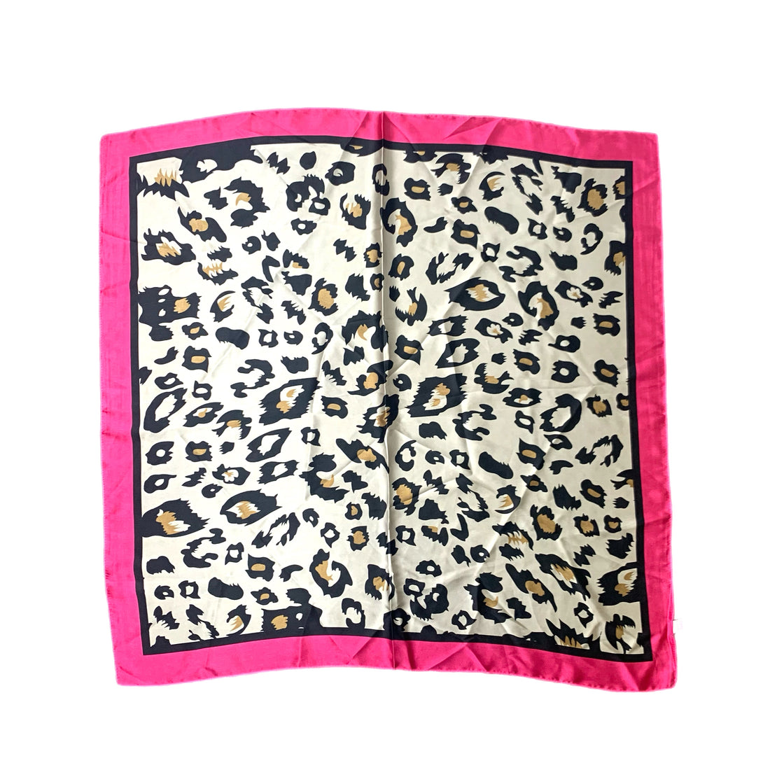 Grande Pink Leopard Foulard