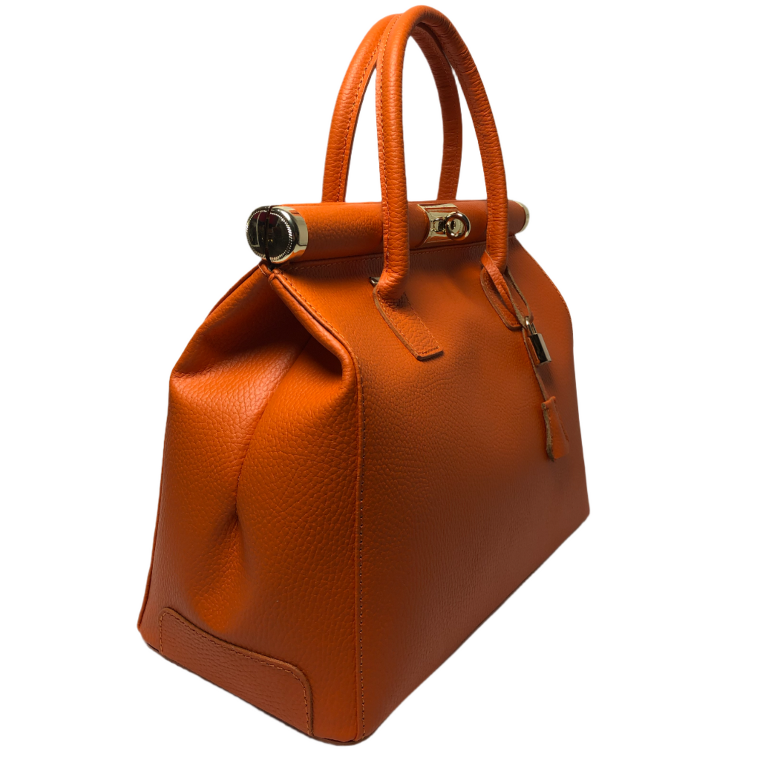 Caterina Orange Leather Handbag