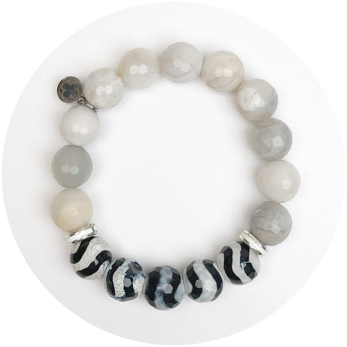 Dreamy Cloud Milk and Dark Obsidian Wave