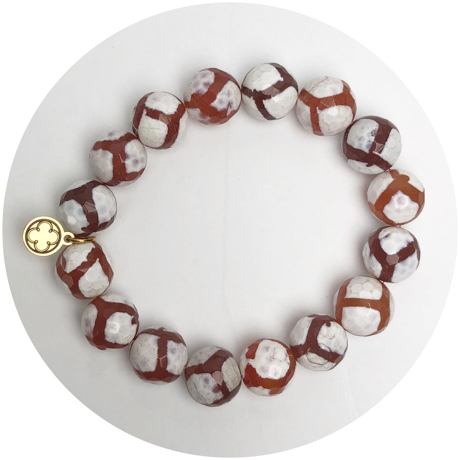 Tibetan Brown Giraffe Beaded Bracelet - Oriana Lamarca LLC