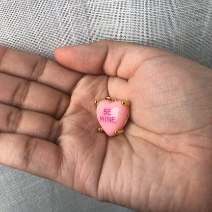 Pink &quot;Be Mine&quot; Pendant