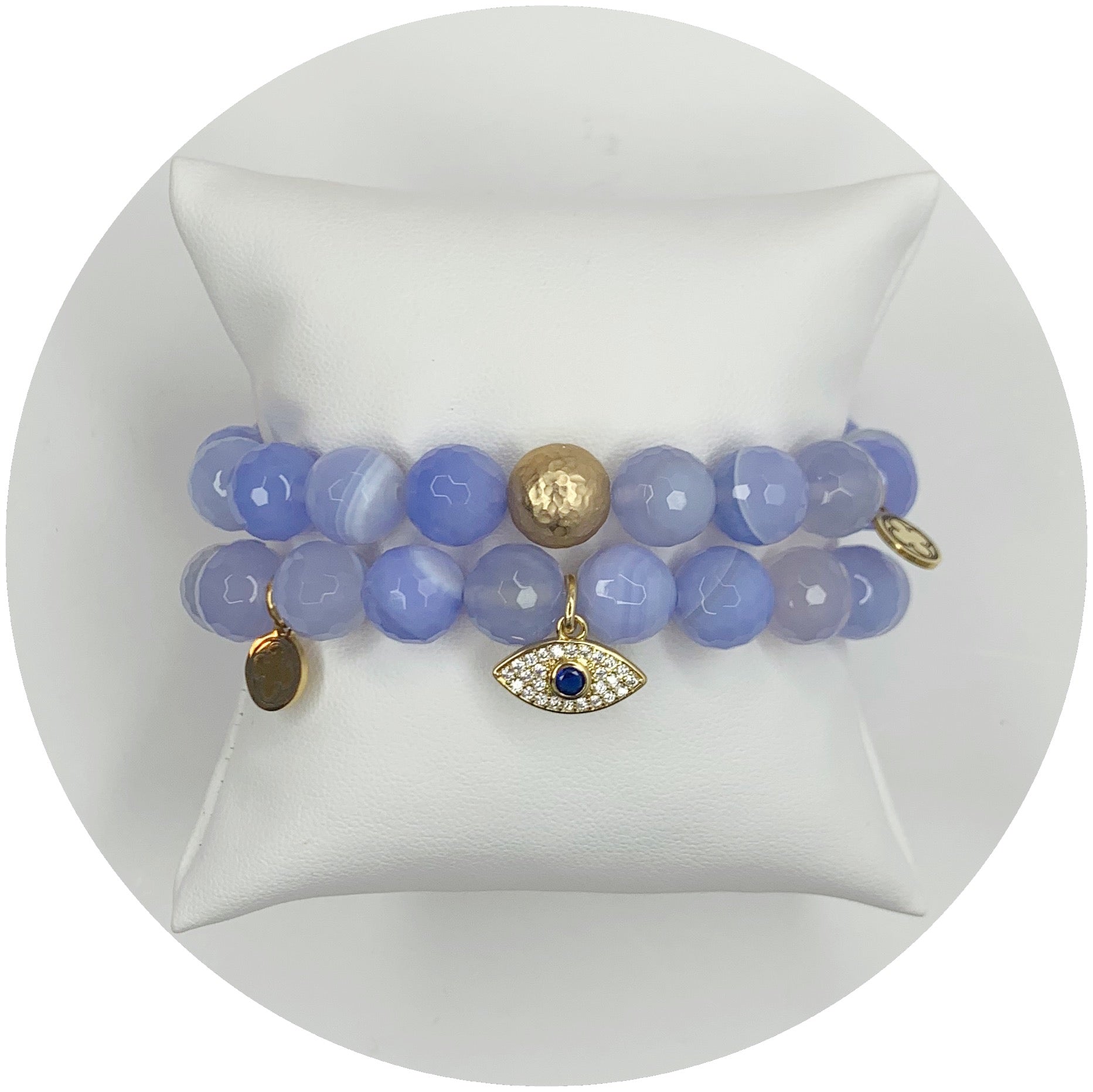 Serenity Blue Agate Color Stax