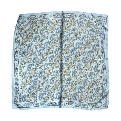 Saphhire Paisley Petite Foulard