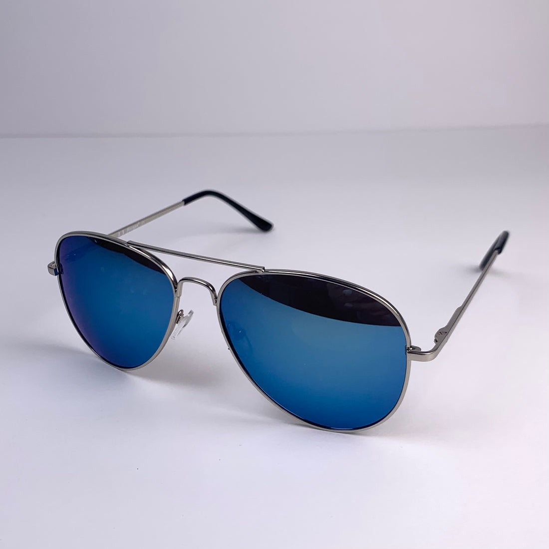Blue Mirror Aviator Sunglasses