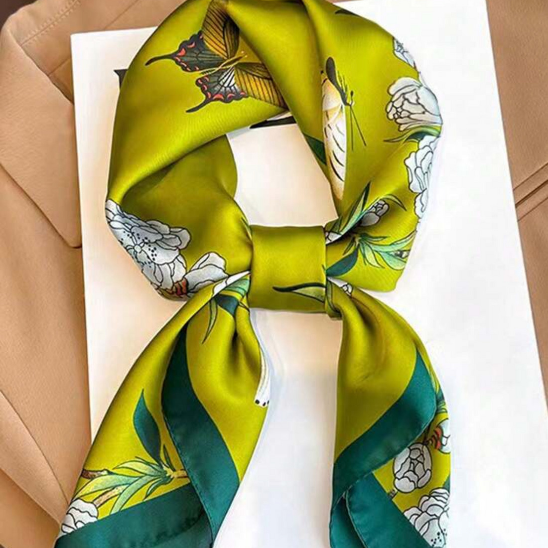 Verde Farfalla Petite Foulard