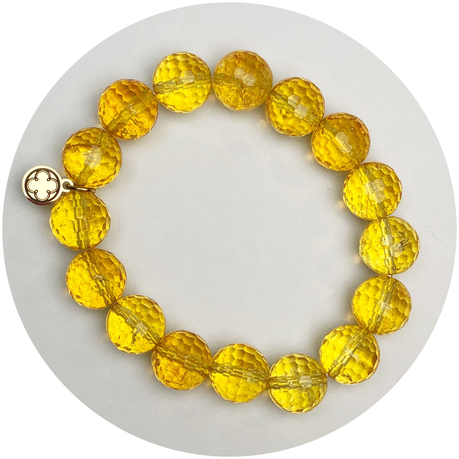 Citrine Beaded Bracelet