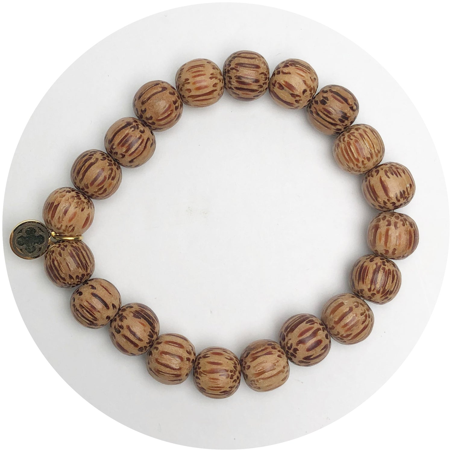 Coconut Wood Beaded Bracelet