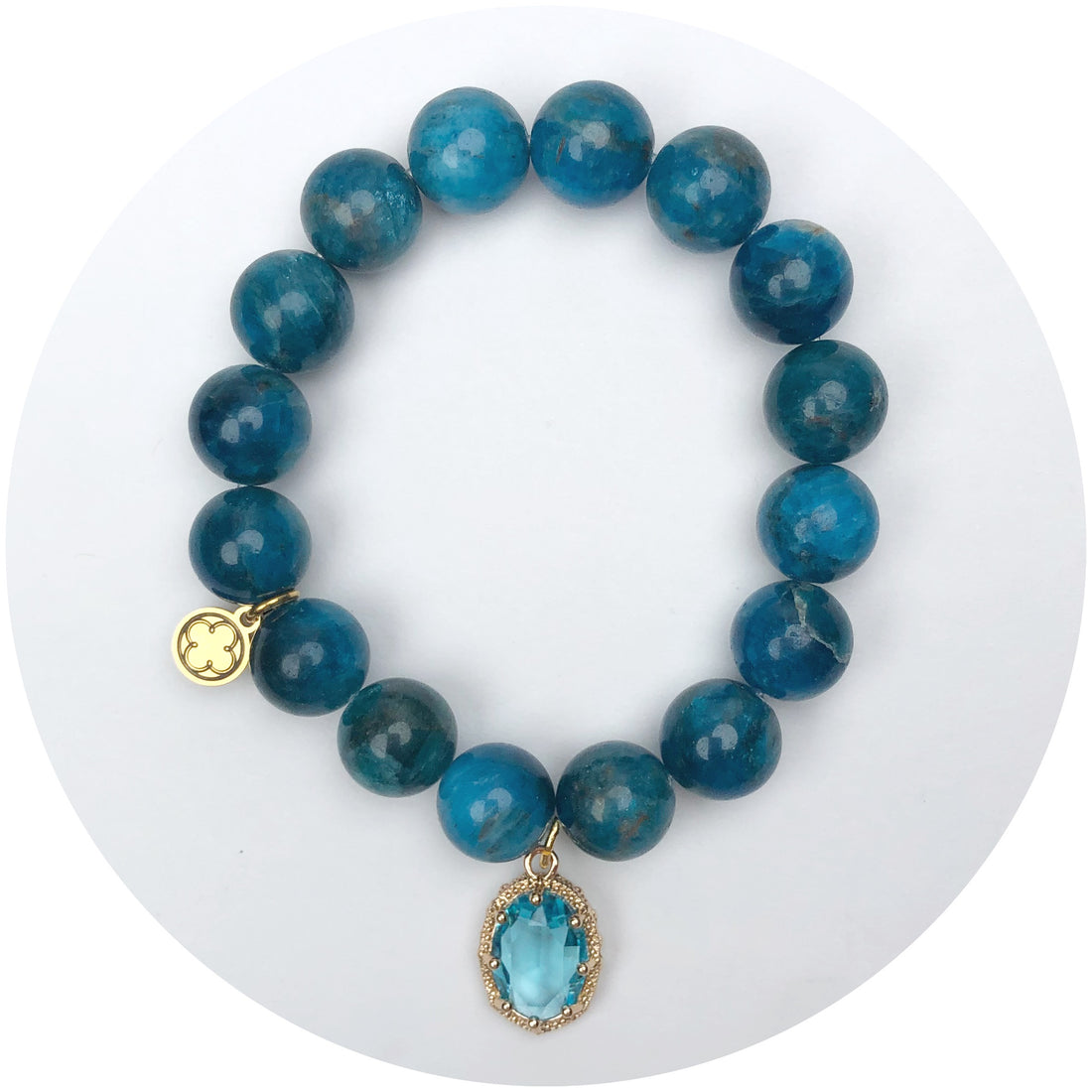 Blue Apatite with Blue Topaz Hidden Gem