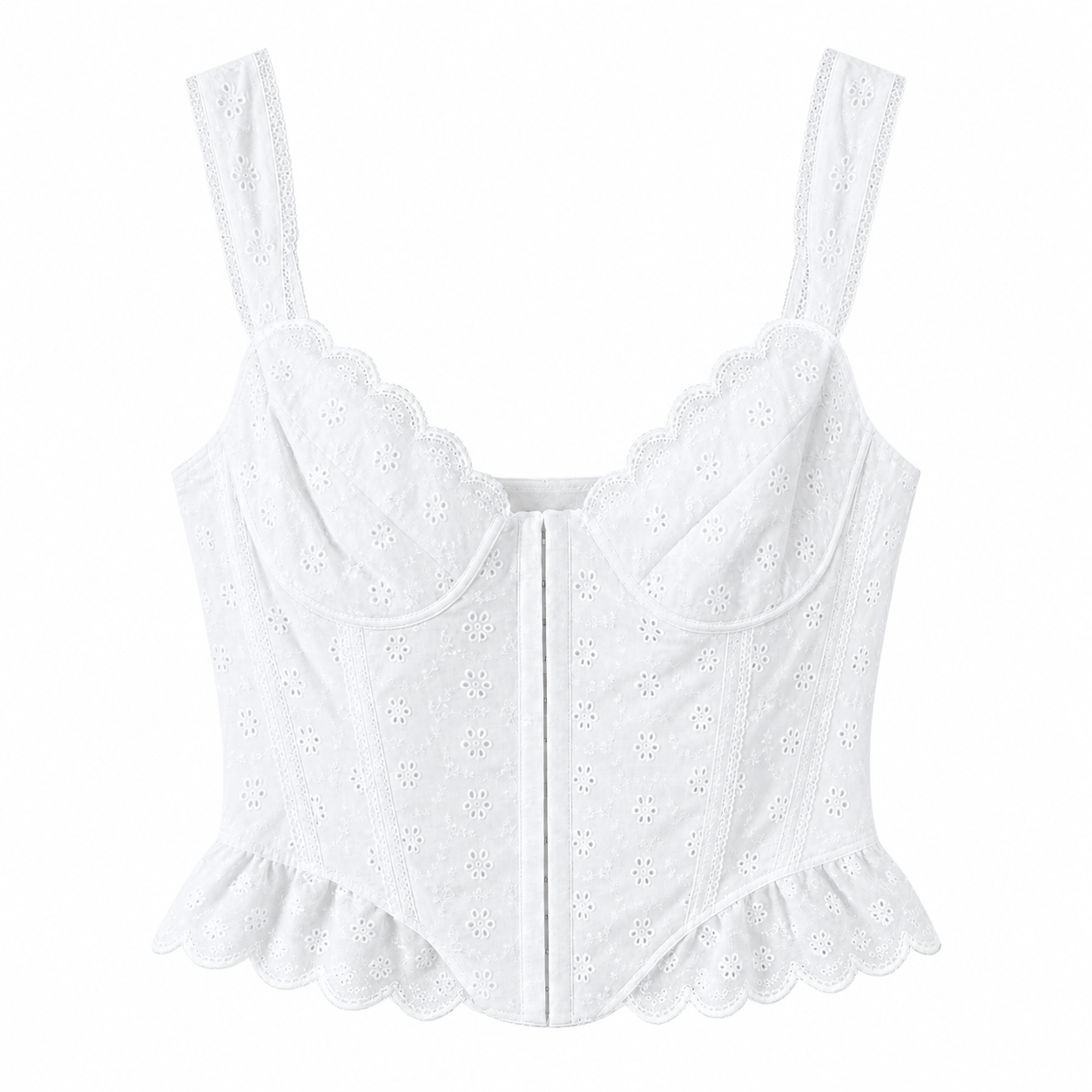 Fiore Eyelet Corset Top