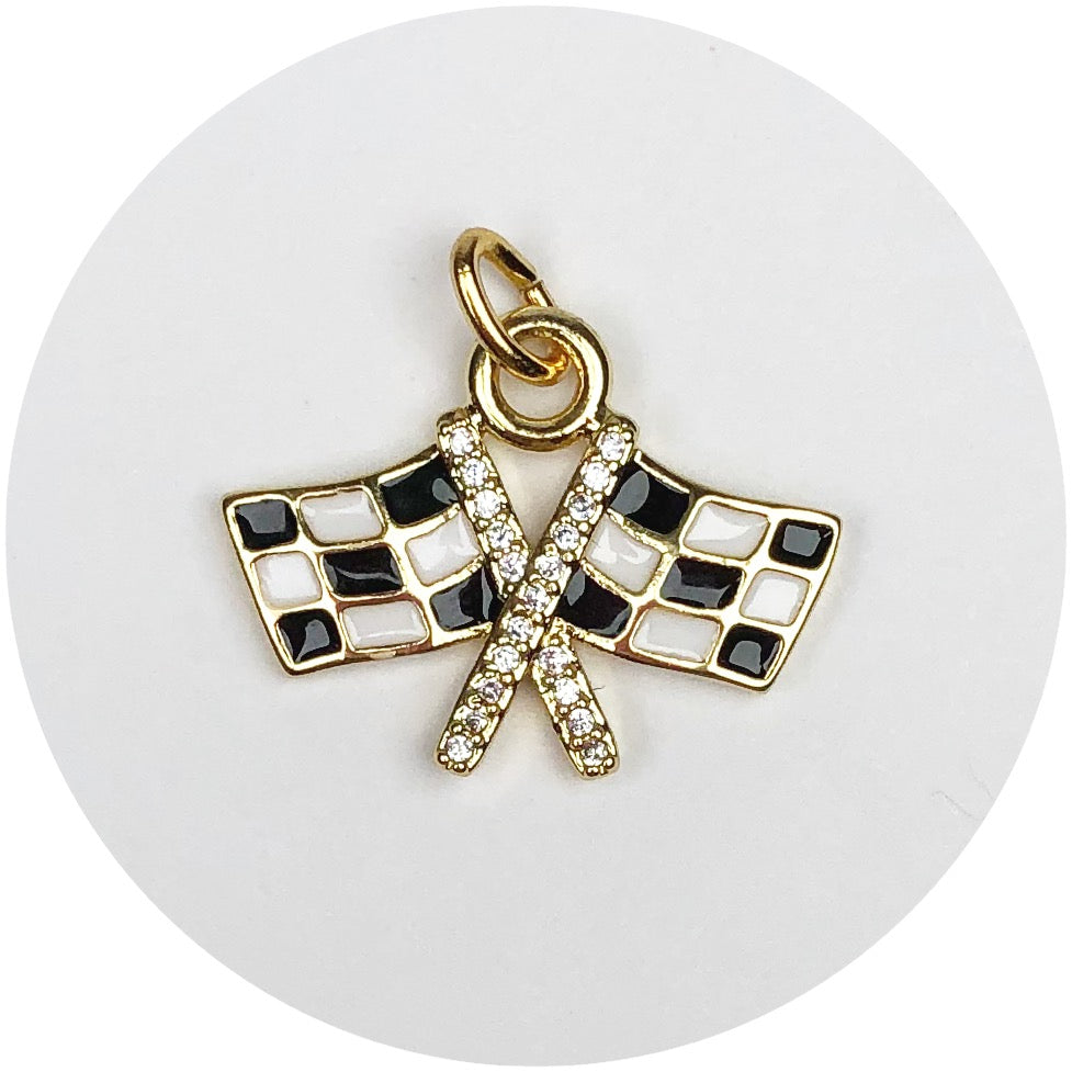 Race Flag Pendant