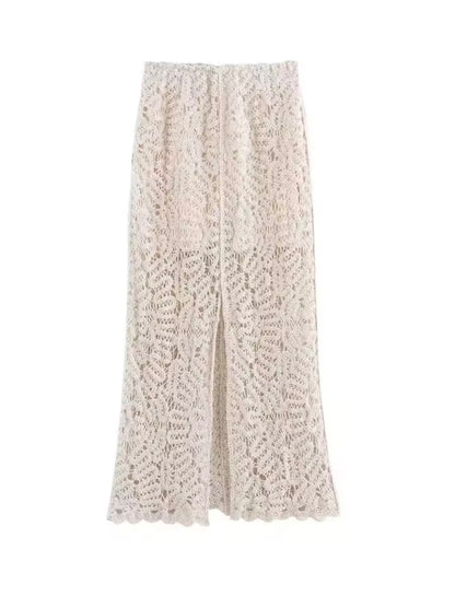 Portofino Crochet  Midi Skirt by Dolce Vita Chic
