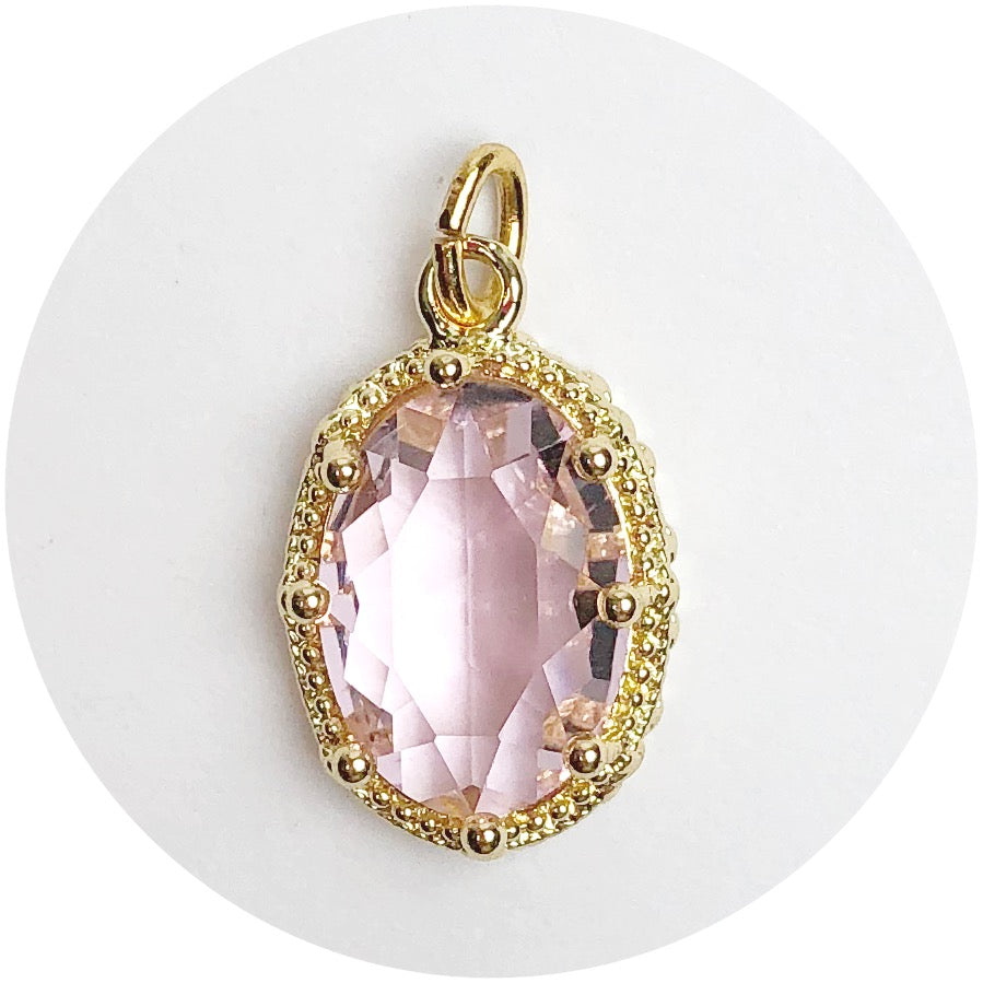 Coral Hidden Gem Pendant