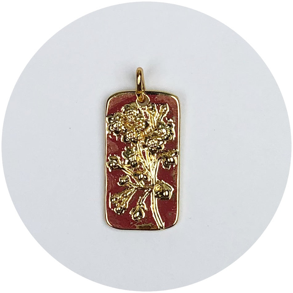 Flower Tag Pendant