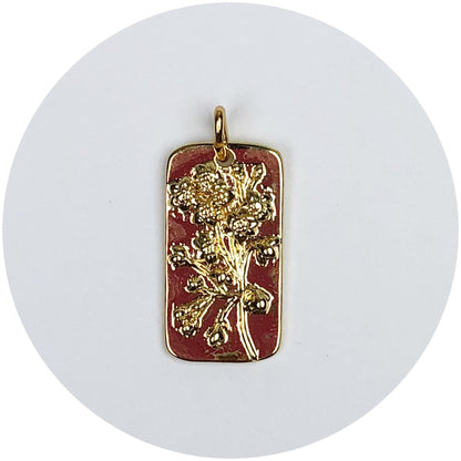 Flower Tag Pendant